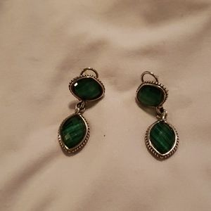 Lagos Caviar Malachite Doublet Drop Earrings